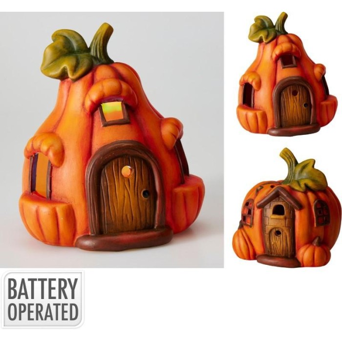 ZUCCA TERRACOTTA CASETTA 15X14X16.5 2 ASS.